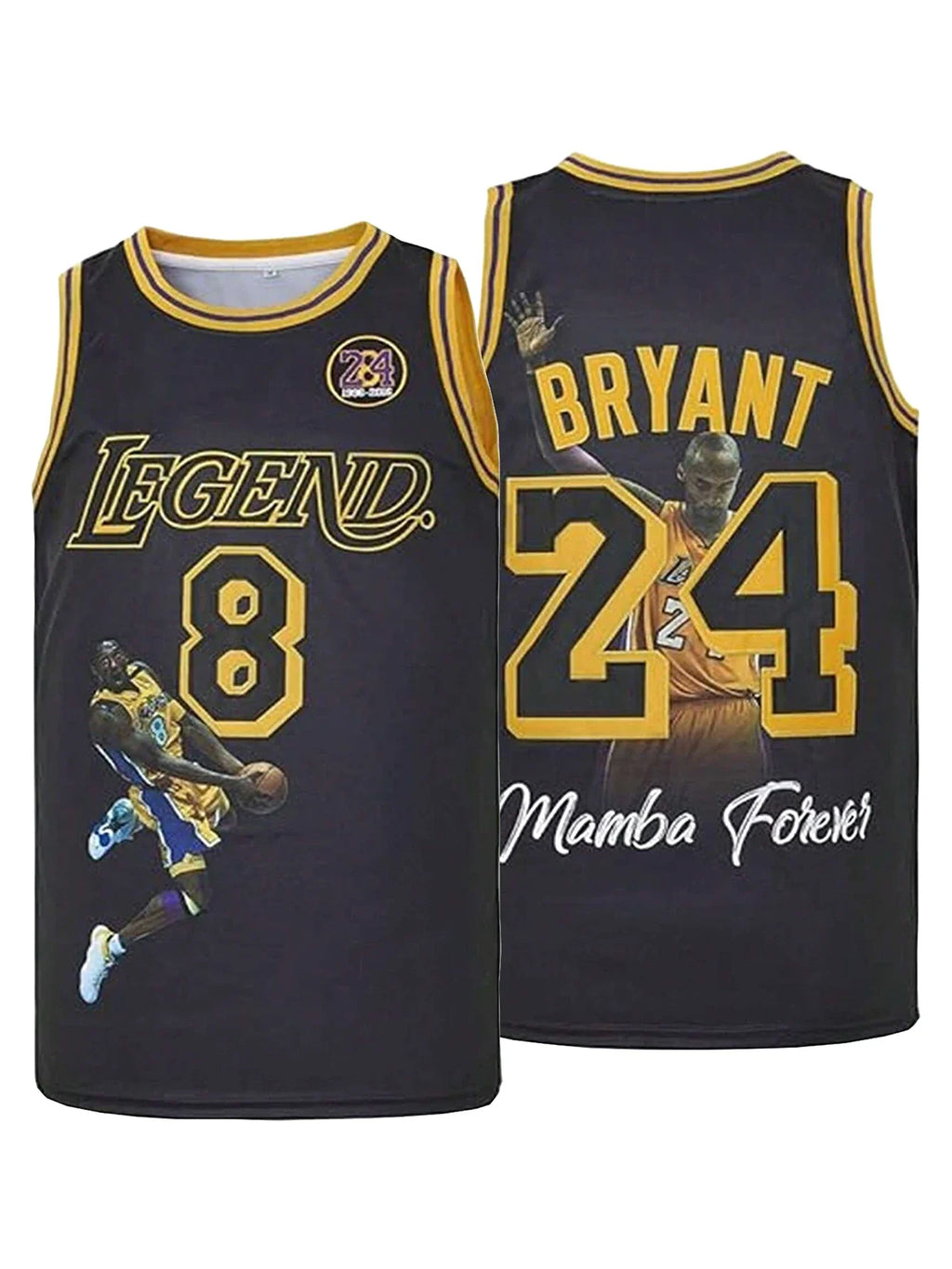 Men's Mamba Legend Embroidered Basketball Vest Jersey