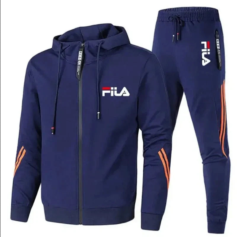 Men's Outdoor Jogging Set: Spring/Fall Tracksuit & Fitness