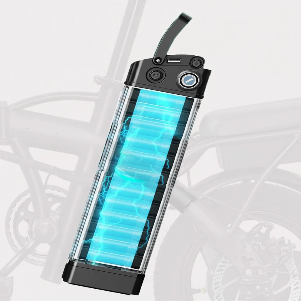 Adult Folding Electric Bike: High-Range & Removable Battery