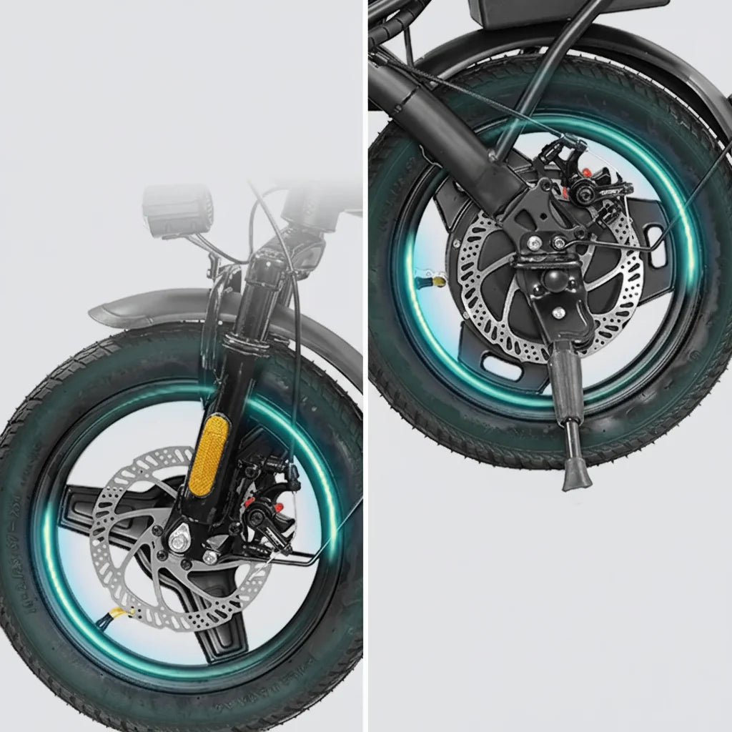 Adult Folding Electric Bike: High-Range & Removable Battery