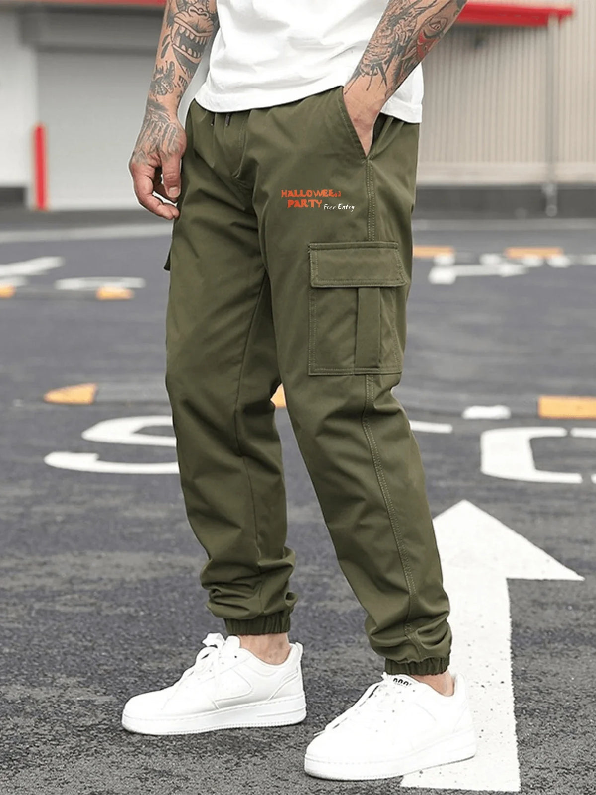 Casual Lightweight Cargo Pants Multi-Pocket Outdoor Fit