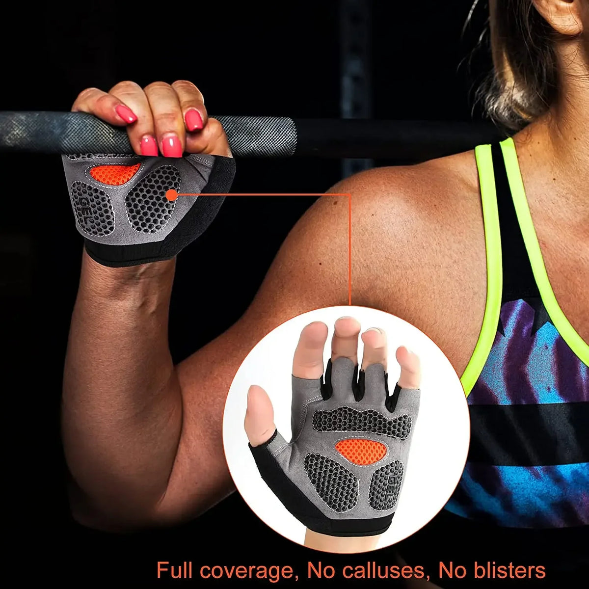 Non-Slip Weightlifting Breathable Training Gloves for Men & Women