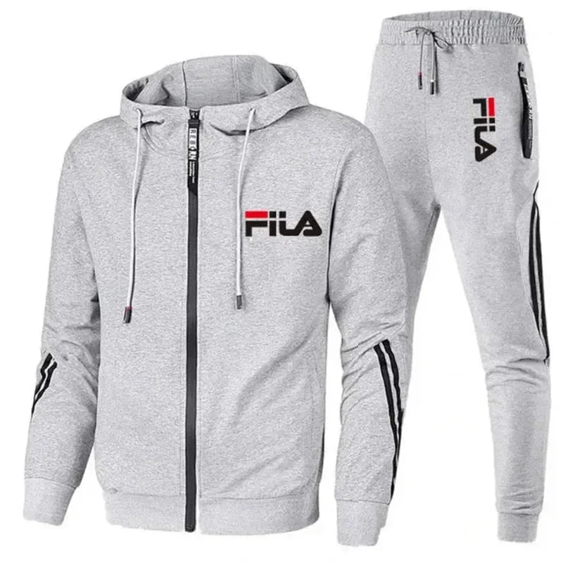 Men's Outdoor Jogging Set: Spring/Fall Tracksuit & Fitness